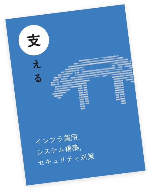 支える